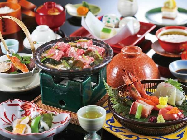 【満喫プラン/春一例】但馬牛をメインに旬の食材を使用したお料理を頂く