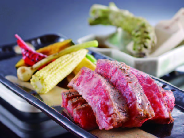 【但馬牛ステーキ/例】四季編み旬彩プランのお肉料理が「但馬牛」にグレードアップ