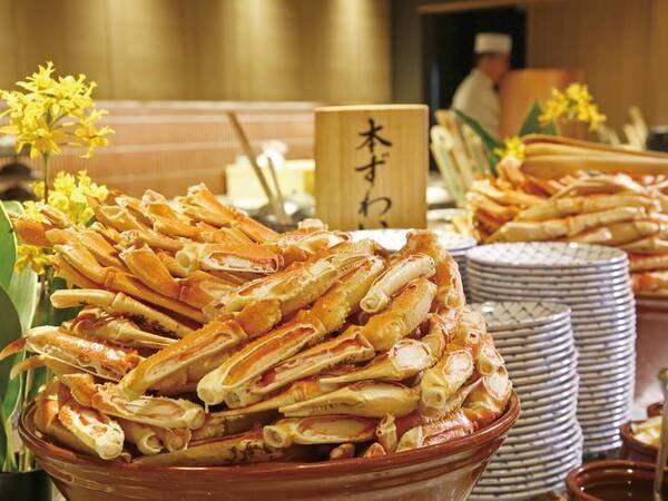 【夕食ディナーブッフェ/例】12/30~2月末まで蟹も登場予定※仕入れにより変更