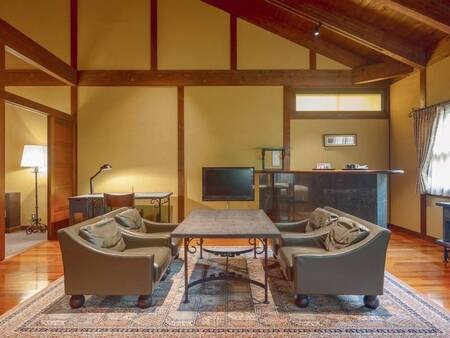 清水池に面した離れの木造平屋スイートルーム※VILLAタイプ(一例)