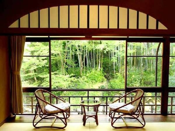 【花の棟客室/例】竹林の小径をお部屋からゆっくり眺めることの出来る、修善寺で唯一の客室