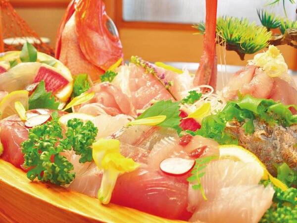 地魚の舟盛り/一例