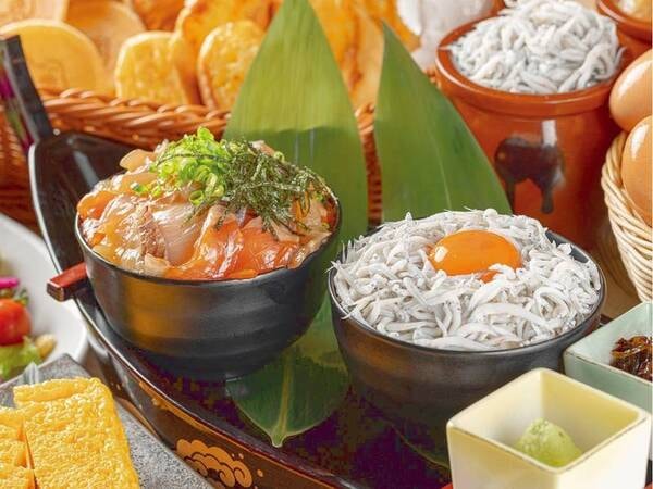 【朝食ビュッフェ/例】朝から贅沢♪漁師めし