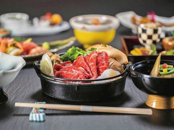 【お料理】上州牛付き会席 ある日の献立一例
