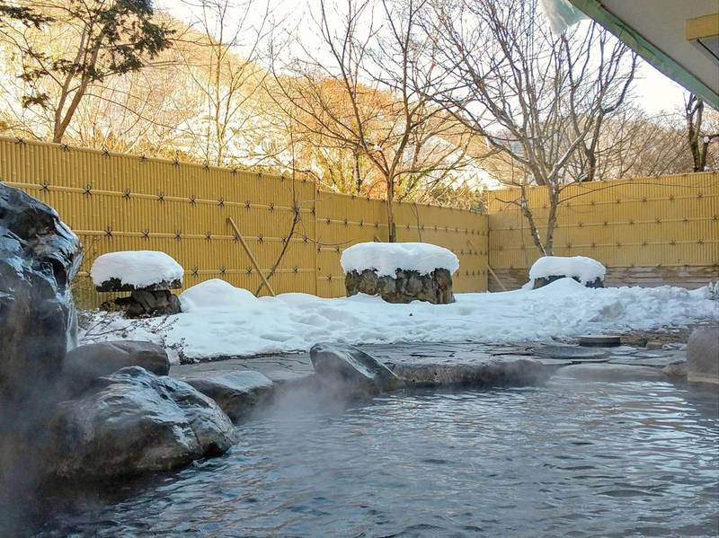 【大浴場/冬の露天風呂】