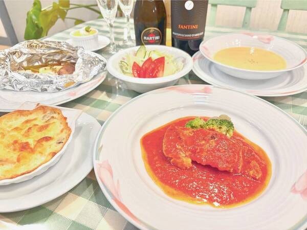 【夕食/例】オーナーが心を込めて腕を振るう自慢の夕食(洋食)をご堪能ください