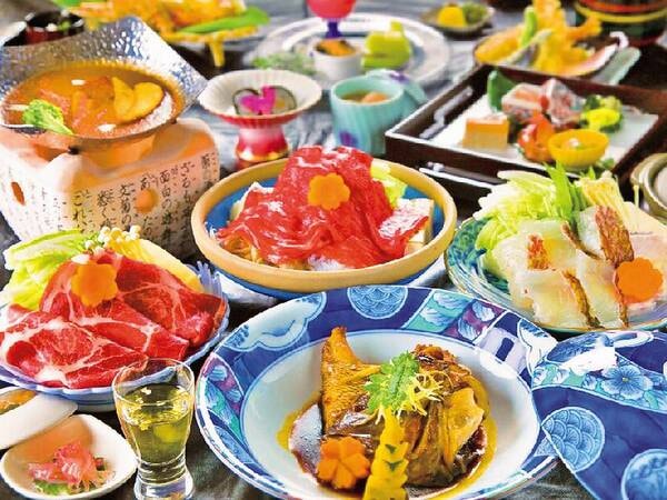 【花榊会席/例】個人ごとにメイン料理が選択可能！