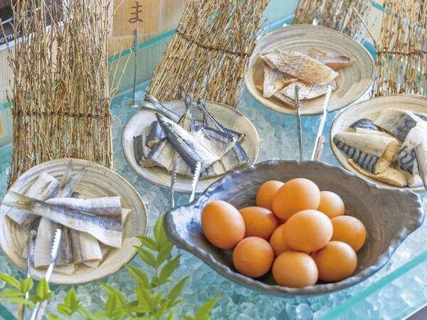 【朝食/例】干物が食べ放題!