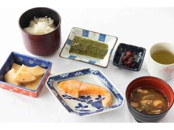 【シンプルスティ】朝食付きプラン焼き魚セット/一例