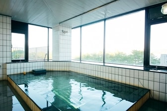 天橋立荘／【大浴場】宮津湾を望む絶景風呂