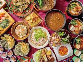 リゾートホテル蓼科／【夕食／例】豊富な種類を取り揃えた和洋中ビュッフェ