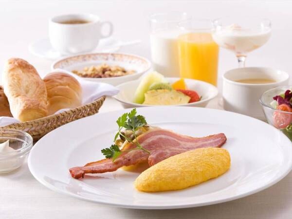 【選べる朝食プラン･洋食/例】和定食・洋定食をその場でご選択