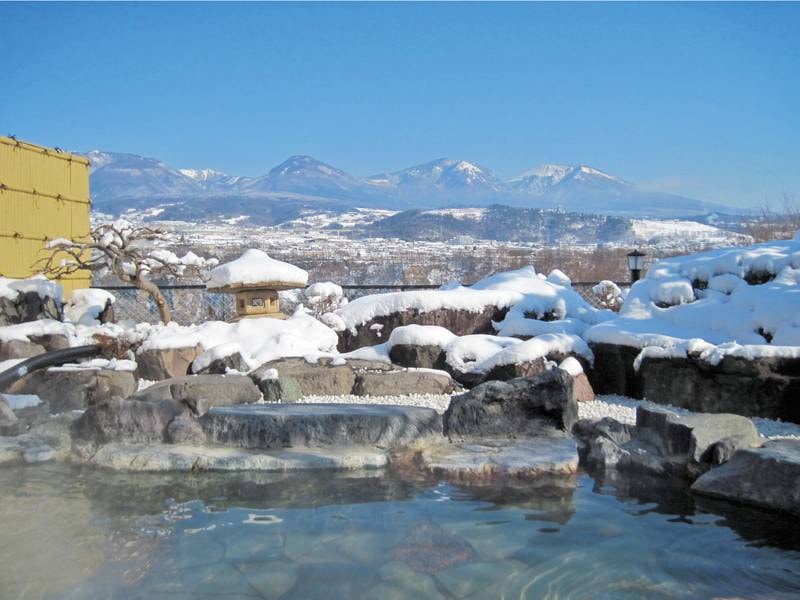 【露天風呂】冬には雪見露天が楽しめる