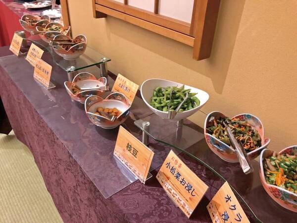 【夕食/一例】山の幸を取り入れた副菜も充実♪