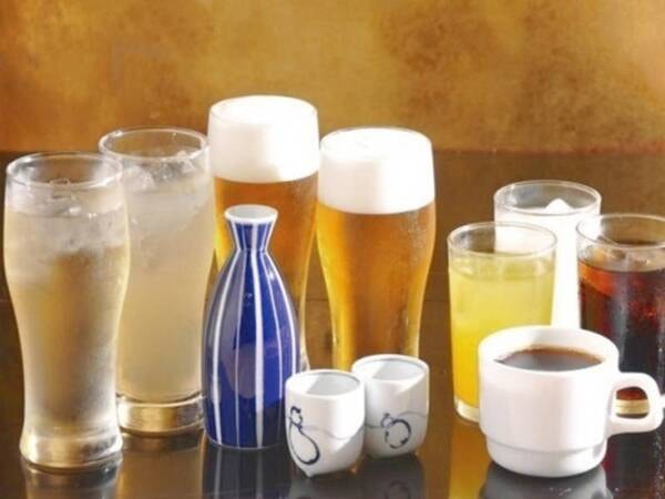生ビール・サワー・日本酒・ウィスキー・ソフトドリンク等、
90分飲み放題付！（例）