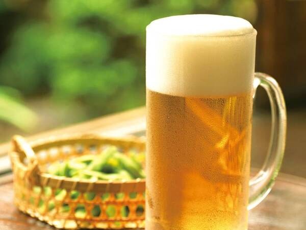 【飲み放題/例】夕食時はアルコールも含む嬉しい飲み放題♪生ビールもお好きなだけ！