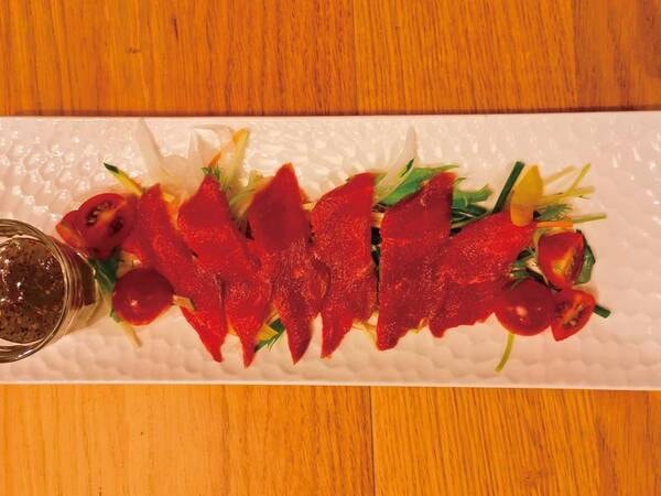 料理長お任せ会席/鹿肉一例
