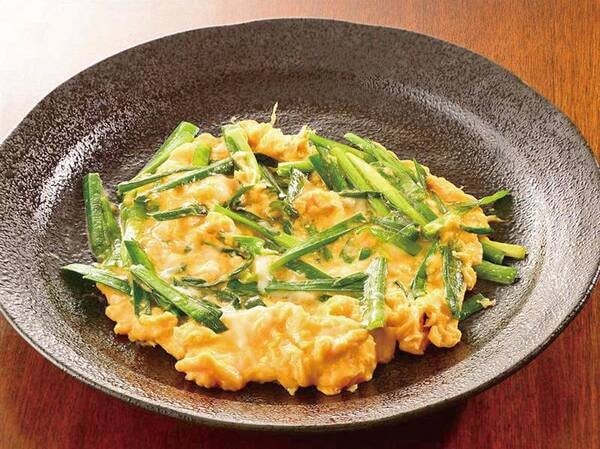 日光きすげ鶏卵と栃木県産ニラのニラ玉※イメージ
