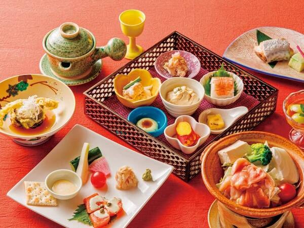 【季節会席膳/例】季節毎の味覚を味わえる基本会席