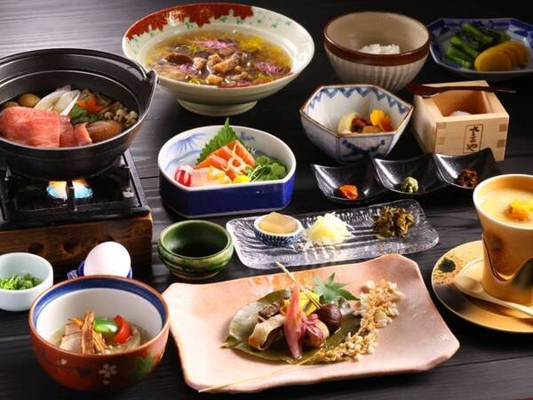 【美肌の湯と創作和食で上品な時間を過ごす1泊2食付プラン/秋の会席イメージ】