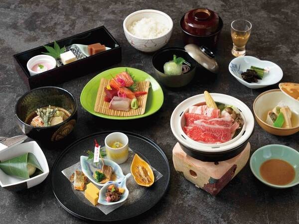 国産和牛と四季の会席/例