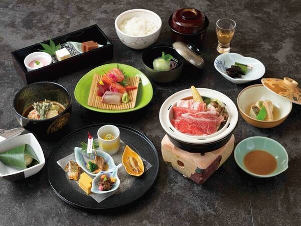 国産和牛と四季の会席/例