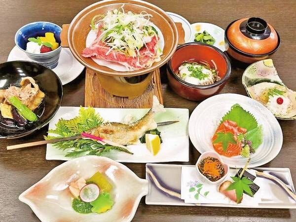 【信州牛付！季節の味覚会席/例】季節替わりの料理をご提供