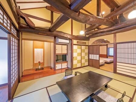 【客室/一例】檜内湯付和洋室/古民家風スイート・福寿草(和洋室)