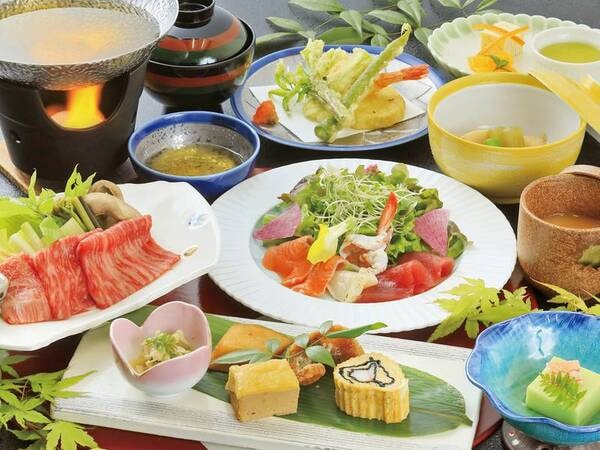 【信州グルメ会席/例】地元産にこだわった季節替り会席をご用意
