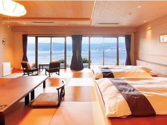 湖泉荘/【レイクビュースイート/例】窓幅なんと約6m!琉球畳を敷き詰めた清潔感溢れる24畳のスイート