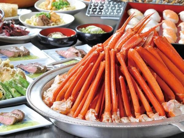 【約70種！信州バイキング/例】実演料理、囲炉裏料理など約70種バイキング