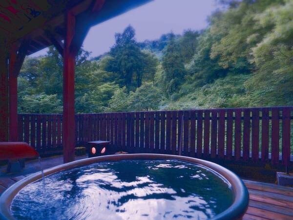 露天風呂付客室「しゃくなげ」・露天風呂