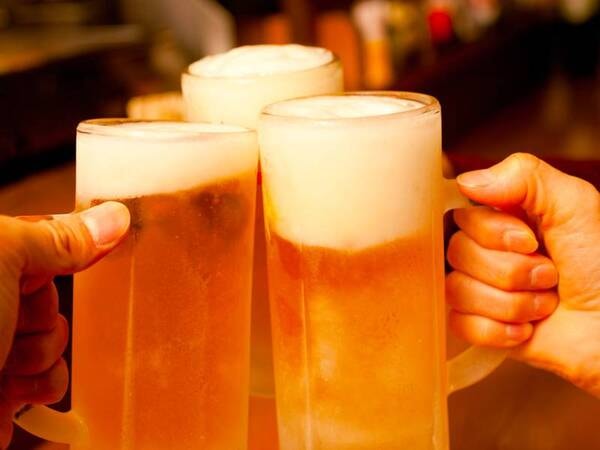 【夕食/例】アルコールドリンクも飲み放題！