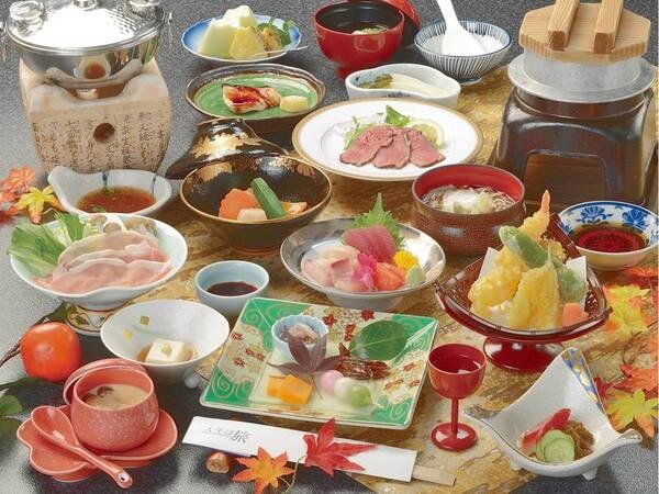 和会席プランの一例となります