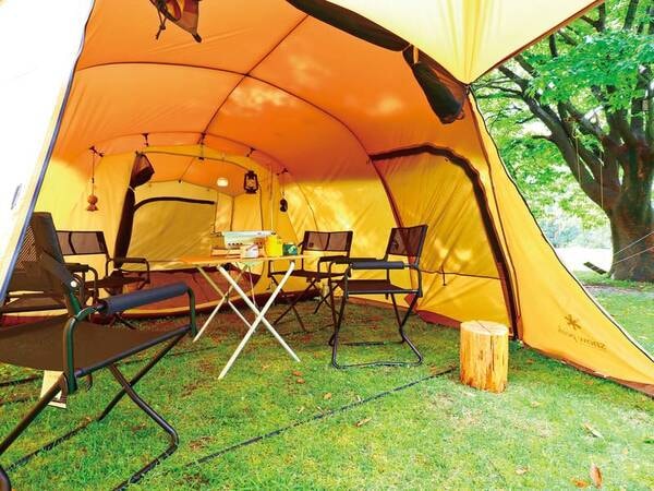 キャンプ庭『小会瀬の森』がOPEN
キャンプ用品は全て貸出。気軽に身軽にキャンプ泊が楽しめます！小会瀬本館というセーフティエリアにございますので初めての方も安心してください。