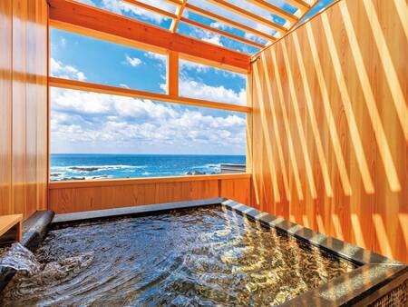 【露天風呂付プレミアコーナースイート/客室風呂/例】