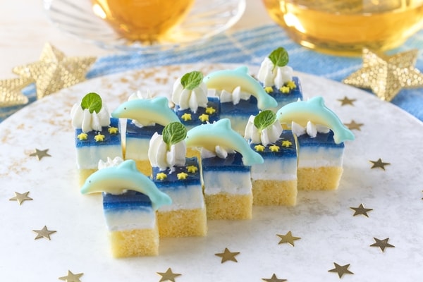 【7/1～8/31まで】夏のオーシャンブルーケーキ/例
