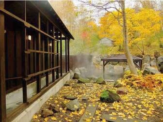 ニセコアンヌプリ温泉 湯心亭/【秋・露天風呂】100%源泉かけ流しの湯を楽しむ