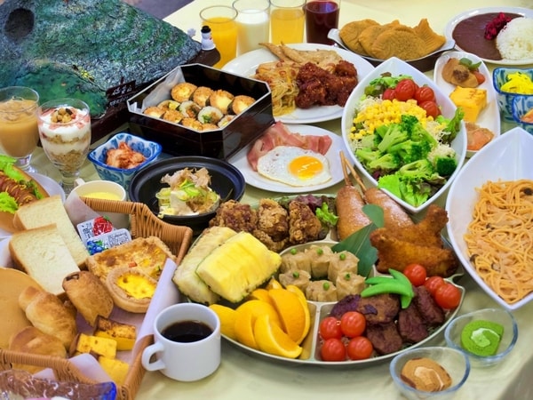 【朝食】和洋バイキングは約20品のメニューをご用意(状況によりセットメニューの場合有)