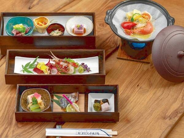夕食:彩り箱/例