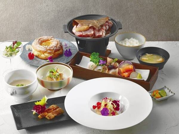 【夕食セットメニューの場合の一例】