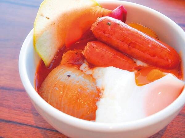 朝食ブッフェ～アレンジできるスープカレー温玉編～/一例
