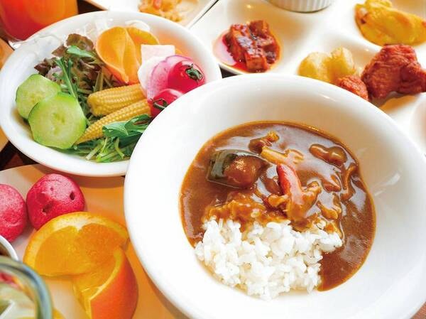 朝食ブッフェ一例/北寄カレー