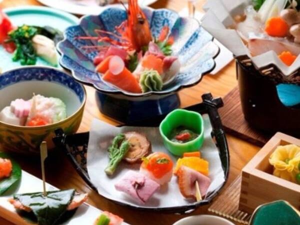 【夕食/例】全7～8品のお得に楽しめる和食御膳をご用意