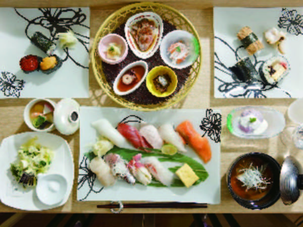 【夕食/例】職人が握る寿司や天ぷらをご用意