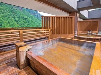 層雲峡　朝陽亭
