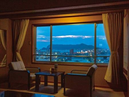 【客室/例】高層階和室の山側指定プランなら函館山を一望できるお部屋も