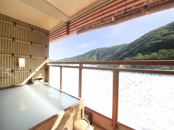 客室露天風呂/例