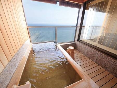 【客室露天/例】海の絶景と温泉をゆっくり堪能できる