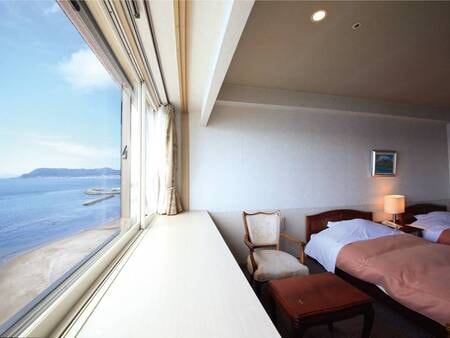 【海側眺望】本館洋室ツイン/20平米/一例